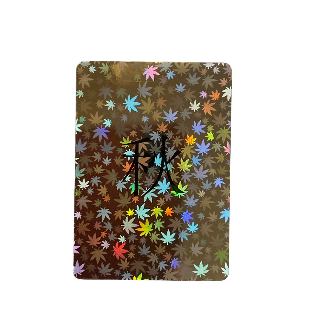 Kickstarter sorter card this was used in the production.